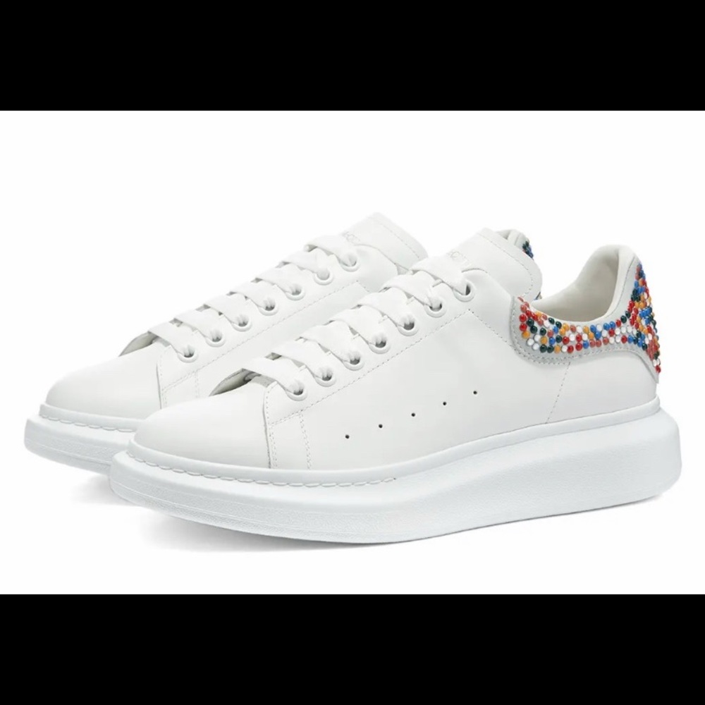 Alexander McQueen Stud Heel Tab